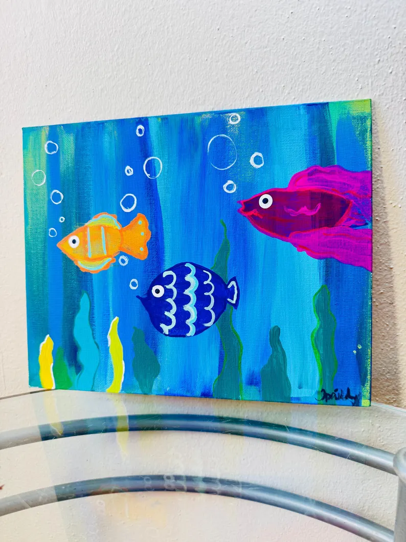 Three Fish Underwater