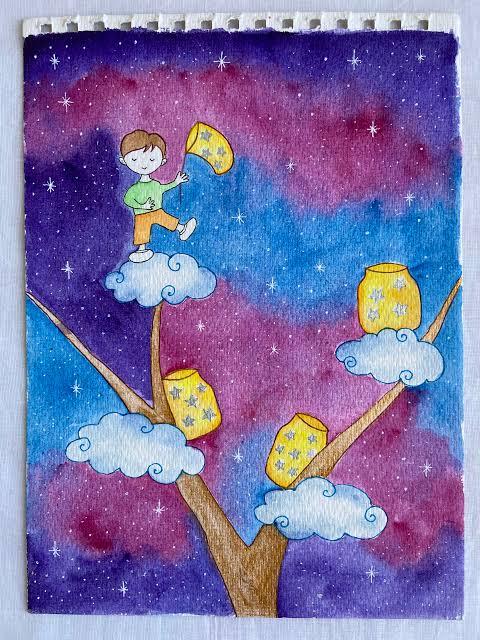 Lanterns Among the Clouds